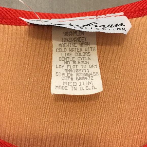 CAROLYN STRAUSS Collection Coral Cardigan Size M - Picture 6 of 9